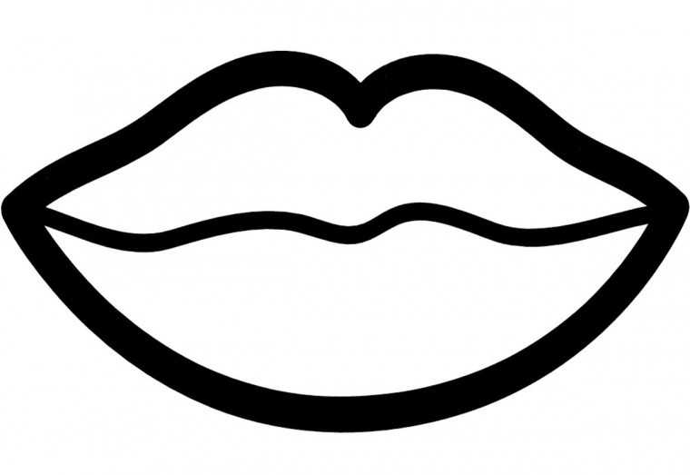 coloring pages of lips