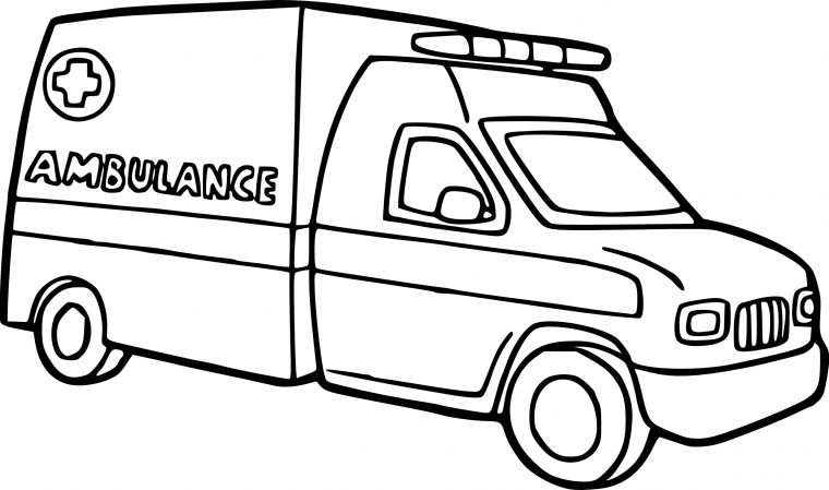 ambulance coloring pages