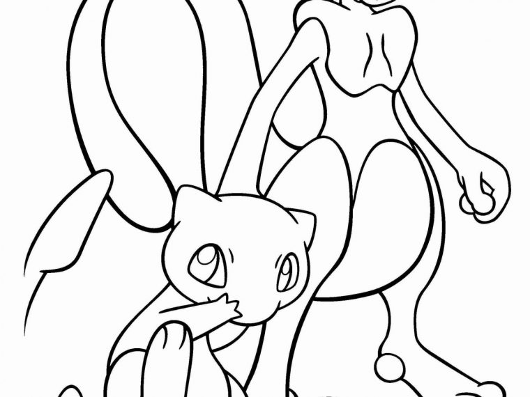 mew coloring pages