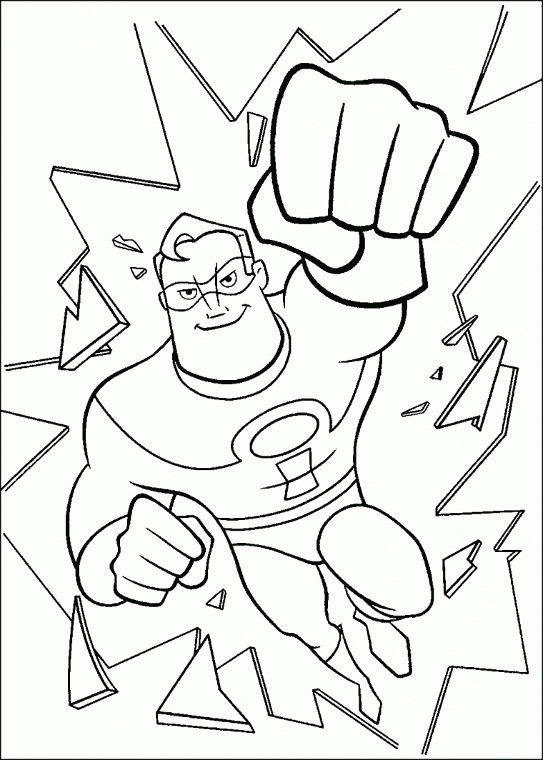 incredibles coloring pages