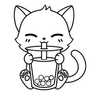 boba coloring pages