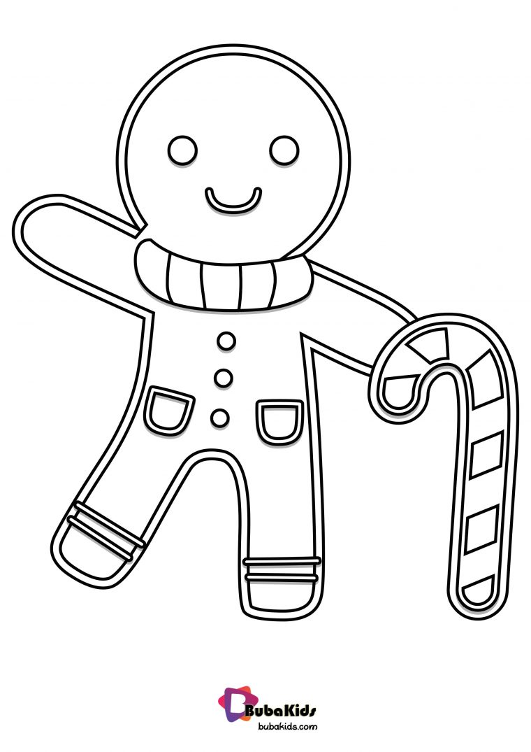 gingerbread coloring pages