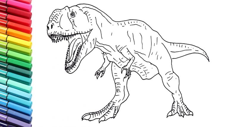 giganotosaurus coloring page