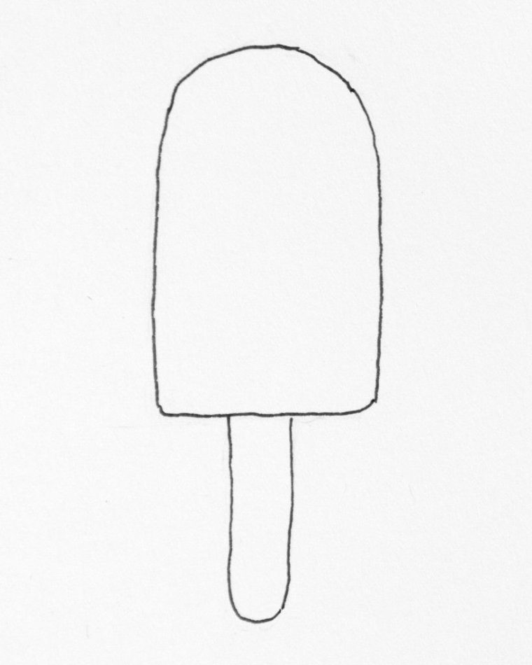 popsicle coloring page