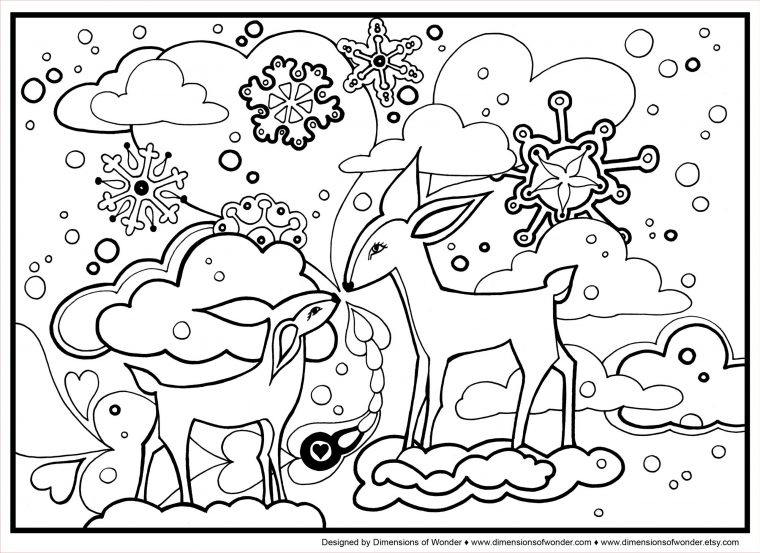 10 Pratique Coloriage Hiver Pictures – Coloriage intérieur Coloriage Maternelle Pdf 4 Saisons