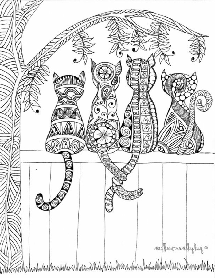 1001 + Pages De Coloriage Anti-Stress Pour Garder L'Esprit Positif encequiconcerne Coloriage En Ligne Pour Ado