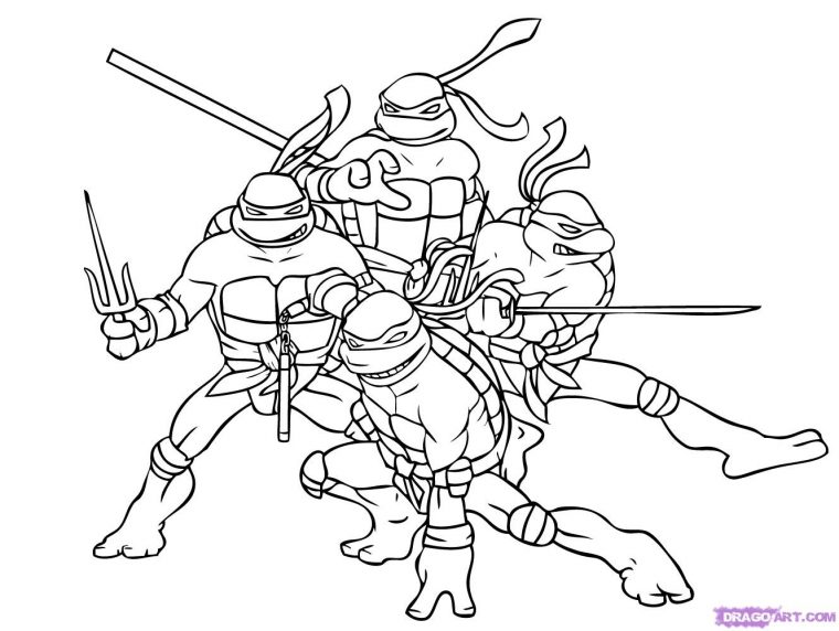 106 Dessins De Coloriage Tortue Ninja À Imprimer Sur Laguerche – Page 9 pour Dessin A Colorier Tortue Ninja A Imprimer