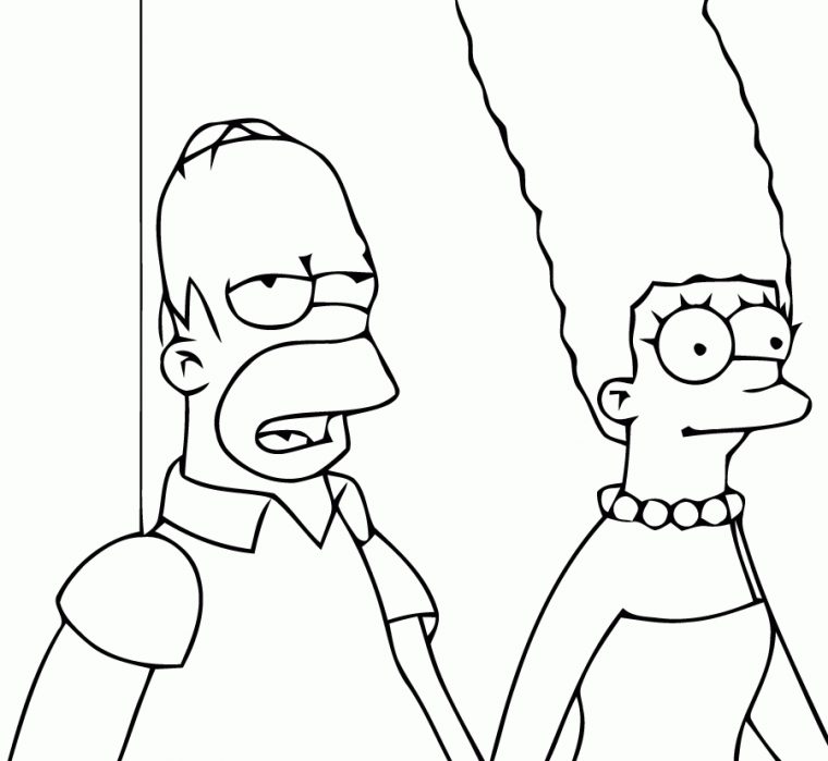 109 Dessins De Coloriage Simpson À Imprimer Sur Laguerche – Page 3 dedans Dessin A Colorier Et Imprimer Simpsons