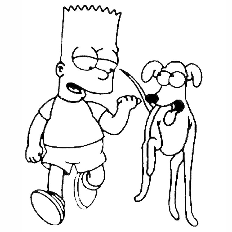 109 Dessins De Coloriage Simpson À Imprimer Sur Laguerche – Page 5 concernant Dessin A Colorier Et Imprimer Simpsons