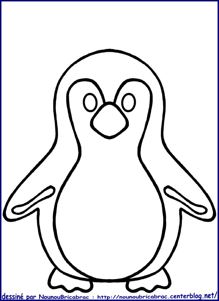 120 Dessins De Coloriage Pingouin À Imprimer serapportantà Dessin A Colorier Facile Gratuit