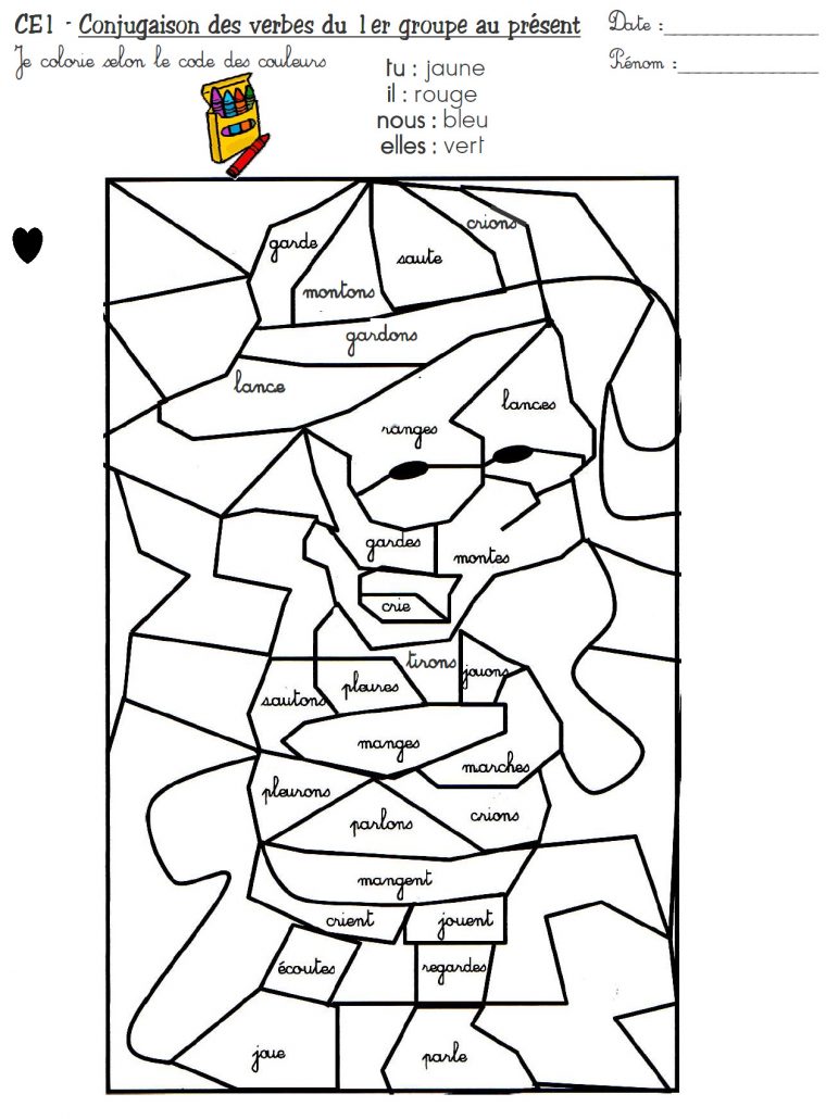 14 Authentique Coloriage Codé Ce1 Images – Coloriage destiné Passé Composé Coloriage Magique