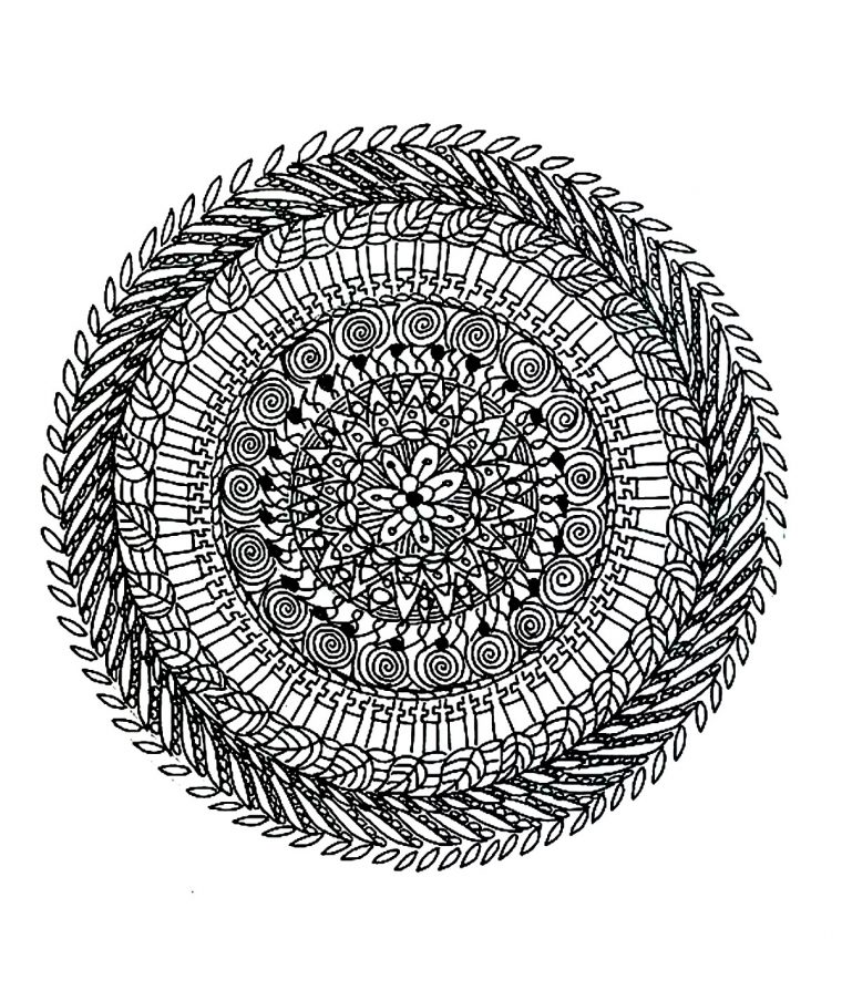 15 Coloriage De Mandala Dure A Imprimer | Des Milliers De Coloriage dedans Des Dessins Tres Dur