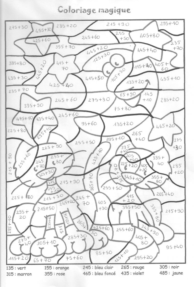 15 Coloriage Magique Multiplications À Trous Cm1 | 30000 ++ Collections avec Ce1 Coloriage Magique Multiplication