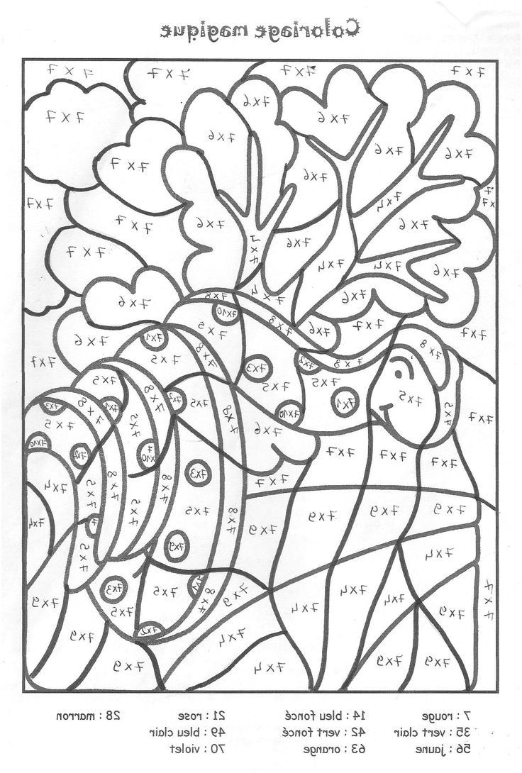 15 Ordinaire Coloriage Magique Ce1 Addition Pics | Coloriage Magique intérieur Ce1 Coloriage Magique Multiplication