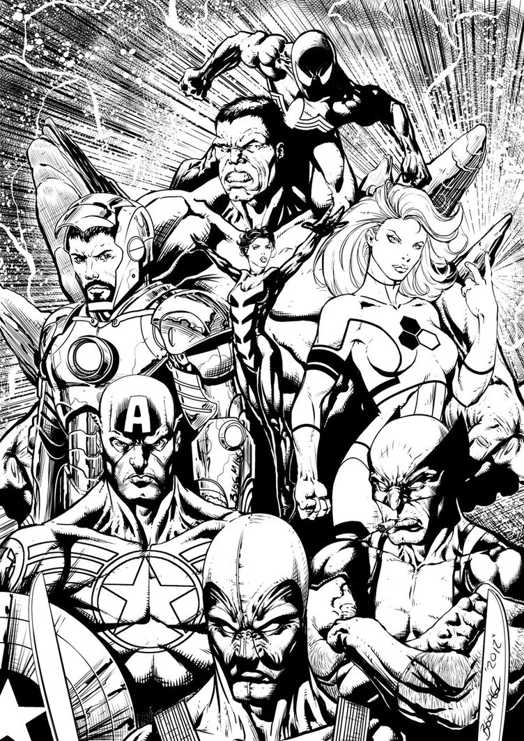 160 Dessins De Coloriage Avengers À Imprimer Sur Laguerche – Page 5 tout Coloriage En Ligne Avengers