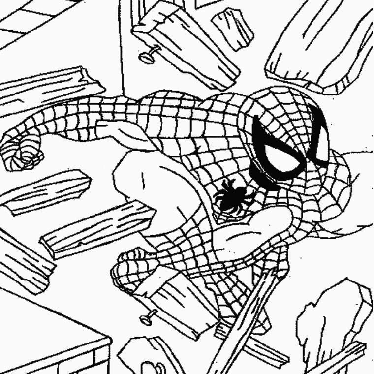 167 Dessins De Coloriage Spiderman À Imprimer Sur Laguerche – Page 17 concernant Dessin A Colorier Gratuit A Imprimer Spiderman