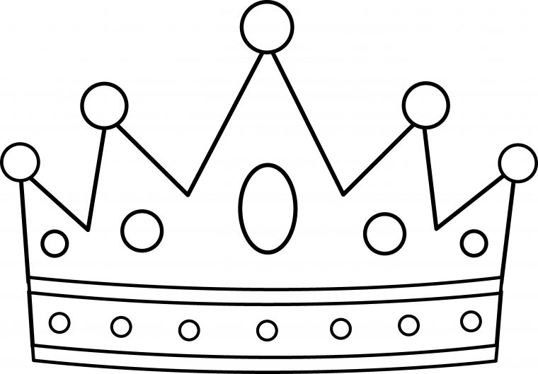 crown coloring page