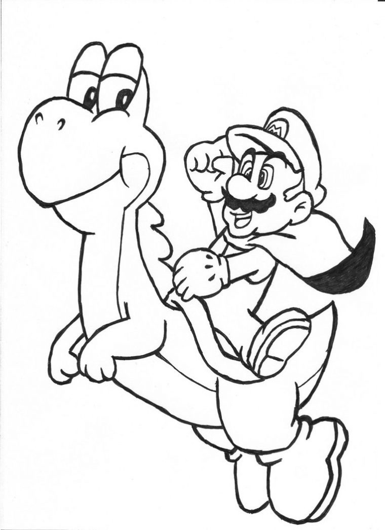 36 Dessins De Coloriage Yoshi À Imprimer Sur Laguerche – Page 1 concernant Dessin Yoshi