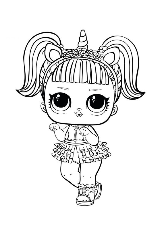 39 Coloriage Poupée Lol À Imprimer Ou À Dessiner intérieur Dessin A Colorier Facile Queen