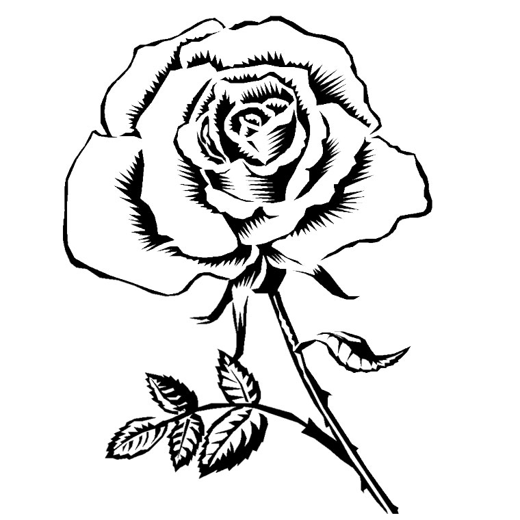 57 Dessins De Coloriage Roses À Imprimer Sur Laguerche – Page 1 pour Dessin A Colorier Facile Rose