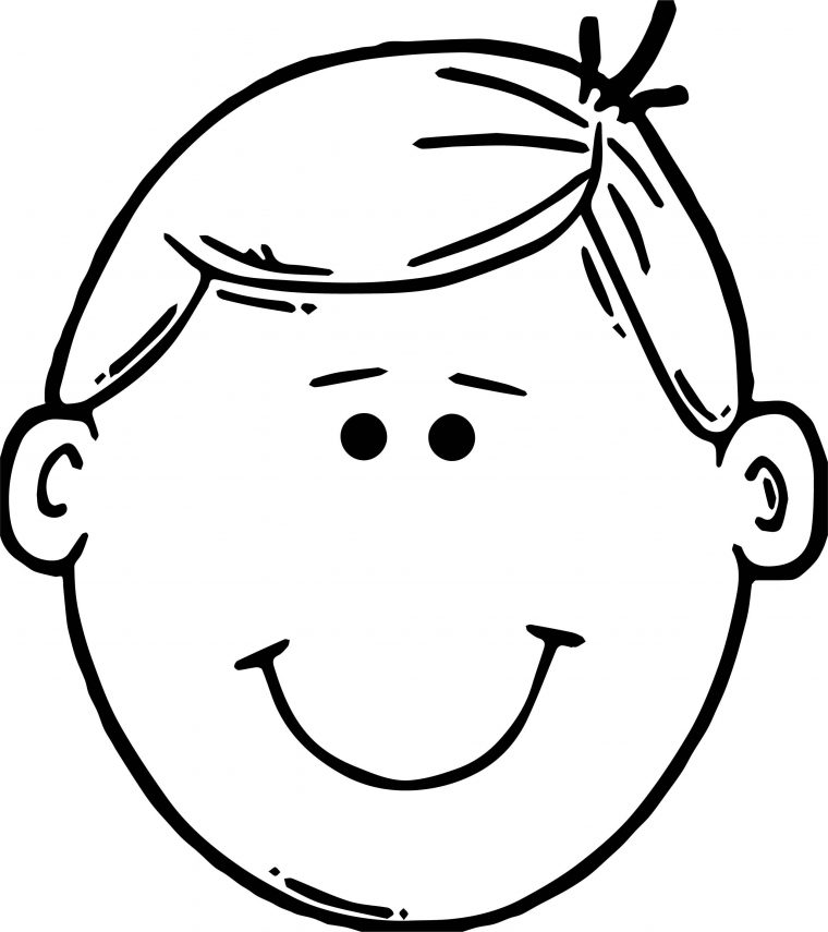 face coloring pages