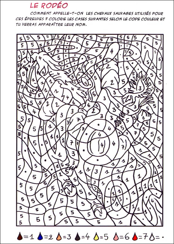 66 Dessins De Coloriage Magique À Imprimer Sur Laguerche – Page 4 dedans Coloriage Magique 6-7 Ans