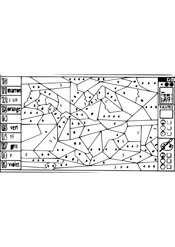 6Eme Coloriage Magique Multiplication / Dessin Codé A Imprimer – Ti Bank encequiconcerne Coloriage Magique 6Ème A Imprimer Gratuit