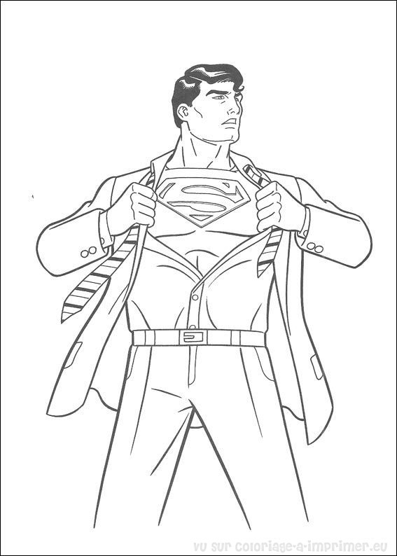 71 Dessins De Coloriage Superman À Imprimer Sur Laguerche – Page 7 encequiconcerne Dessin De Superman A Colorier Et A Imprimer