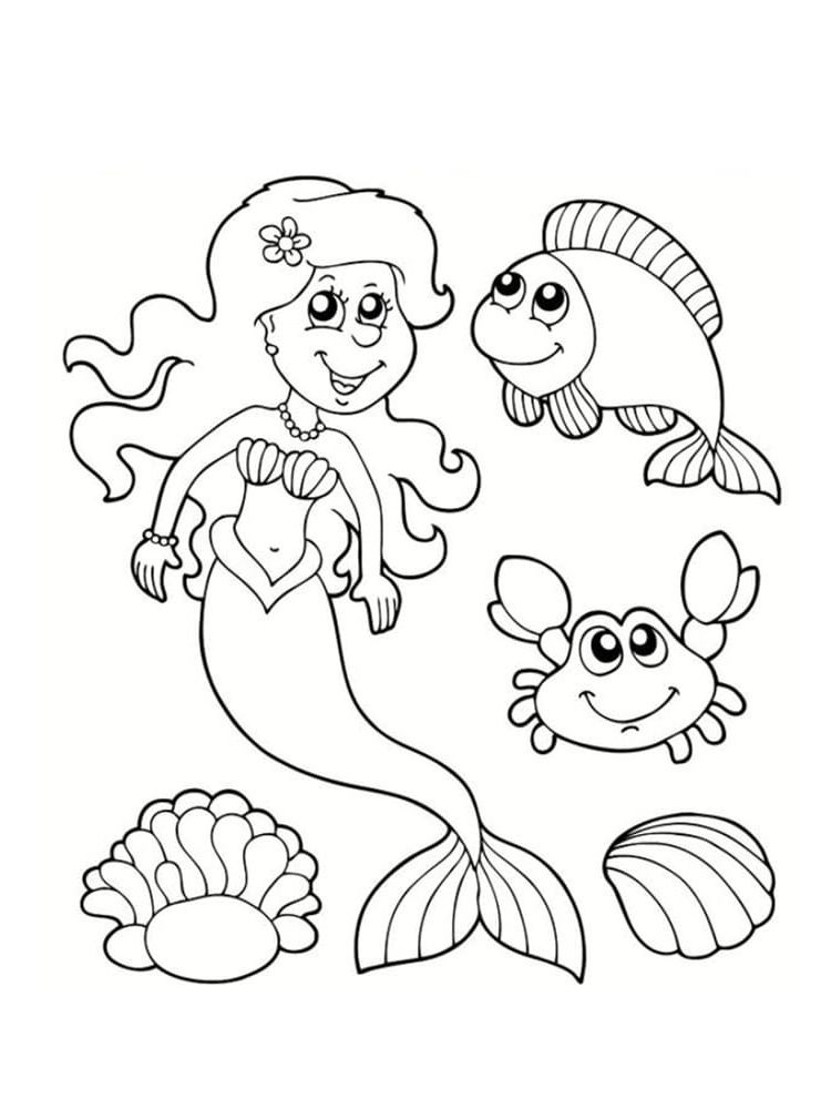 8 Inspirant De Sirene À Colorier Collection | Coloriage Sirene à Dessin De Sirene A Colorier Et A Imprimer