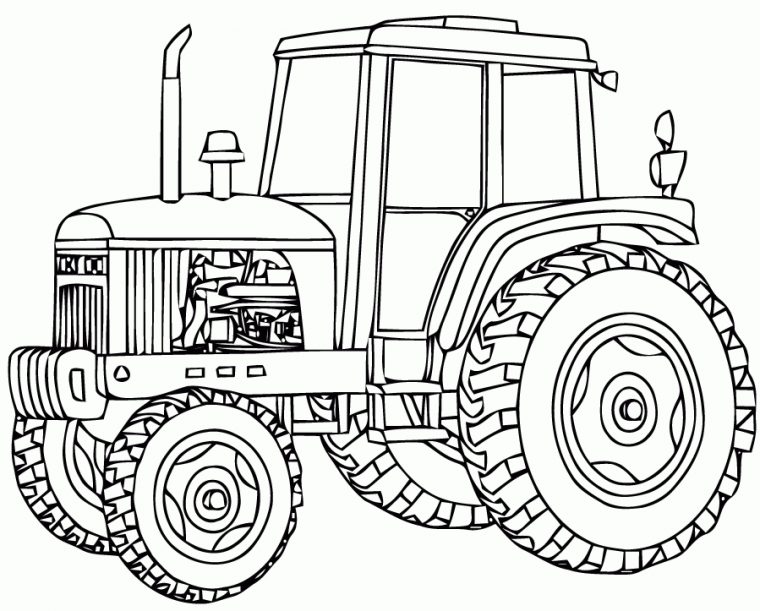 89 Dessins De Coloriage Tracteur Remorque À Imprimer concernant Dessin De Tracteur A Colorier Et A Imprimer