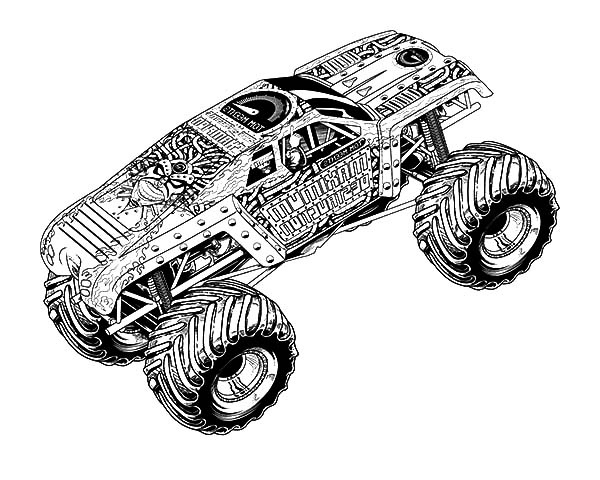 9 Pascher Coloriage Monster Truck Collection – Coloriage pour Dessin A Colorier Monster Truck A Imprimer