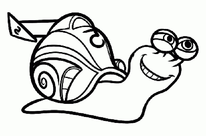 98 Dessins De Coloriage Escargot Hugo L'Escargot À Imprimer à Coloriage Animaux Hugo L&#039;Escargot