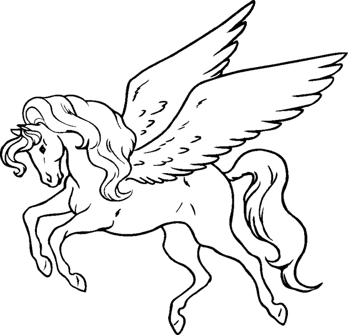 pegasus coloring pages