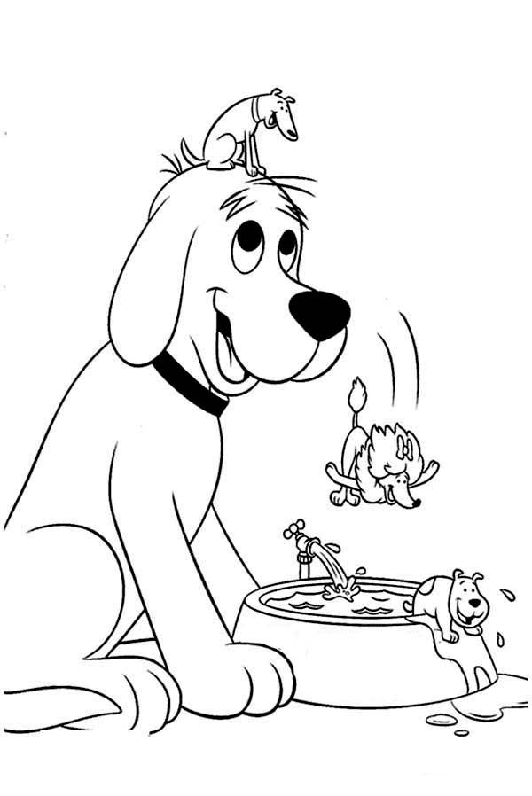 coloring pages clifford