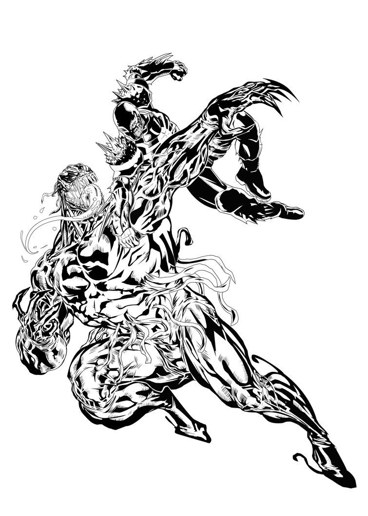 carnage coloring pages