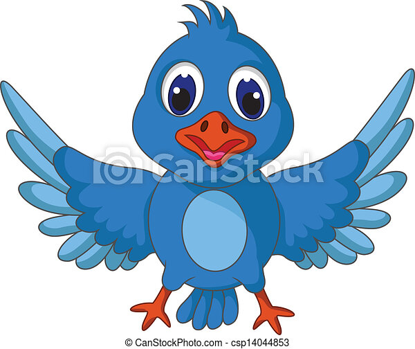 Bleu, Rigolote, Poser, Oiseau, Dessin Animé. Bleu, Rigolote encequiconcerne Oiseau Bleu Dessin Anime