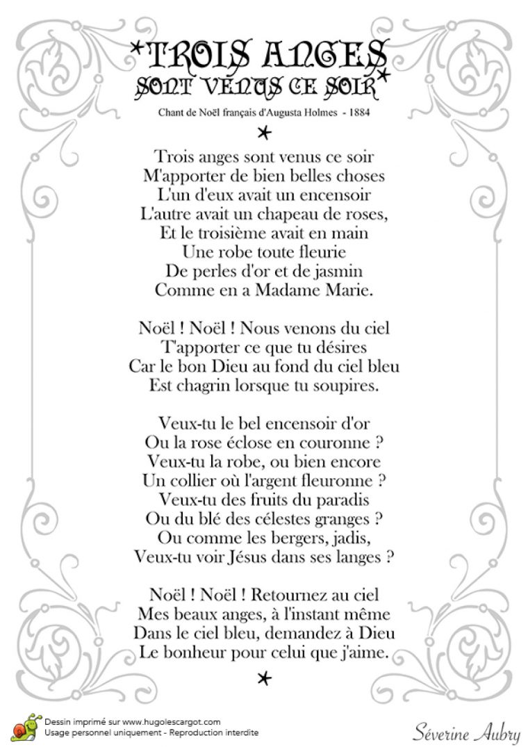 Chant De Noel 3 Anges tout Chants De Noa«L Frana§Ais Gratuit