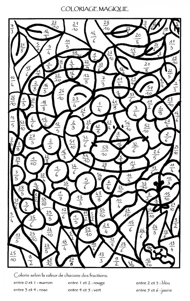 Coloriage Addition Magique Chat Dessin Gratuit À Imprimer encequiconcerne Coloriage Magique Division