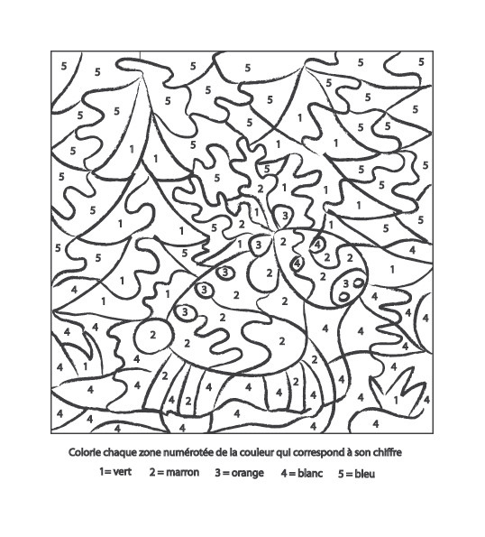 Coloriage Animal Numéroté Pour Les Petits intérieur Coloriage Numéroté En Ligne