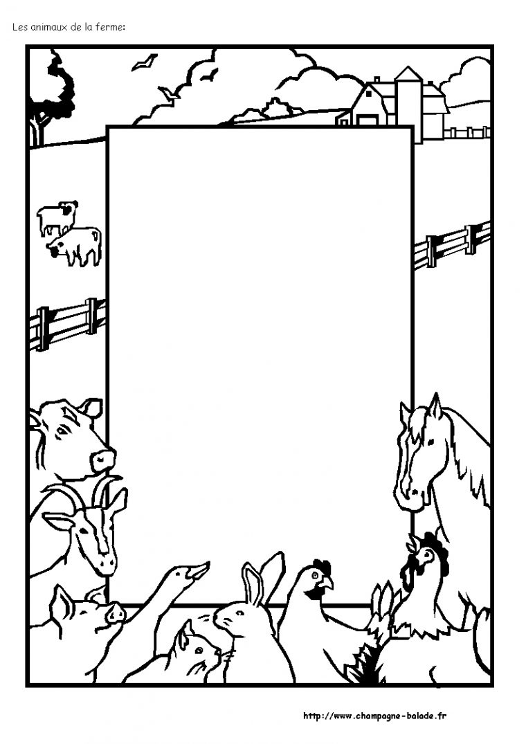 [Coloriage-Animaux-Ferme.gif] | Ferme | Pinterest | Utbildning, Natur à Coloriage Animaux Ferme Maternelle