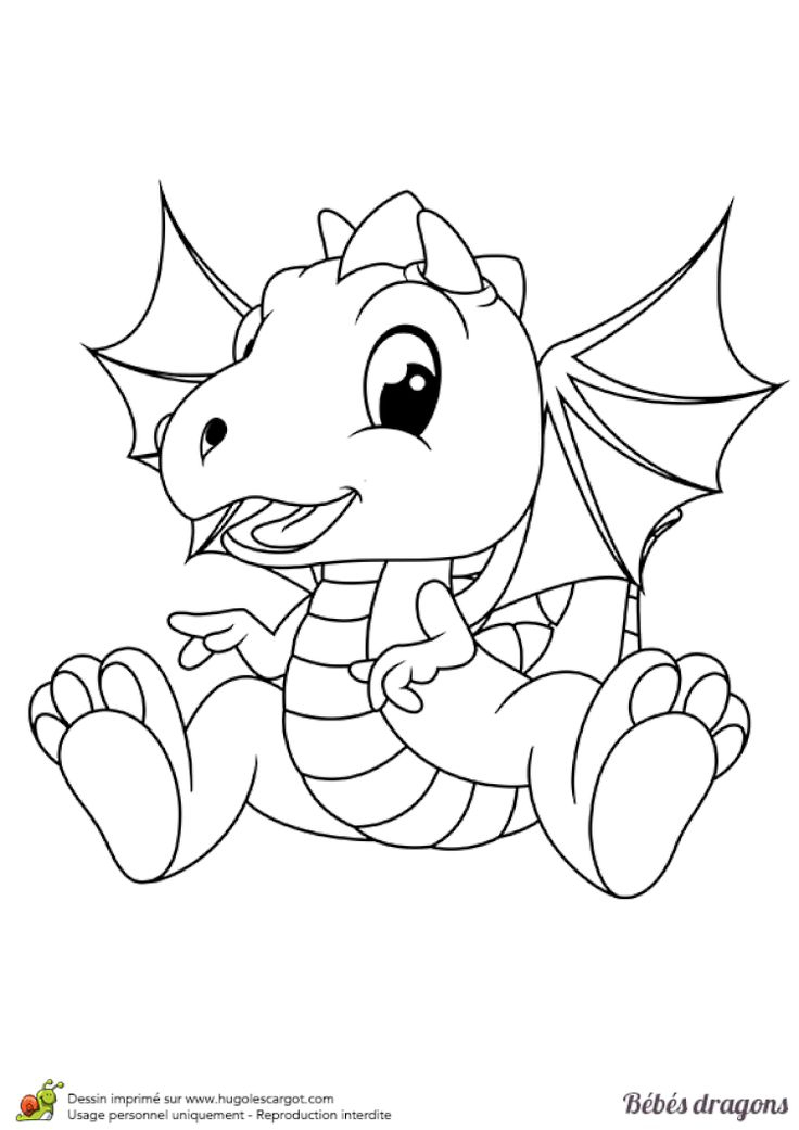 Coloriage Bebe Dragon Tout Migon | Coloriage Bébé, Coloriage Dragon encequiconcerne Hugo L&#039;Escargot Dinosaure