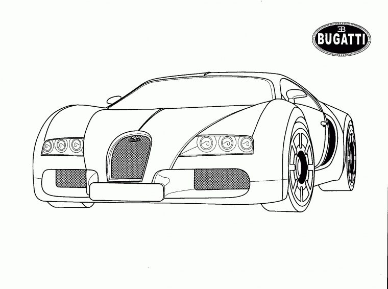 Coloriage – Bugatti (Italie) dedans Dessin A Colorier Et A Imprimer Ùni