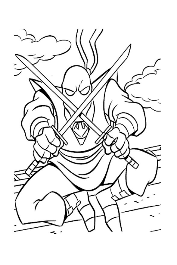 Coloriage Combatant Ninja Tout Fort Dessin Gratuit À Imprimer intérieur Dessin A Colorier Facile Ranger