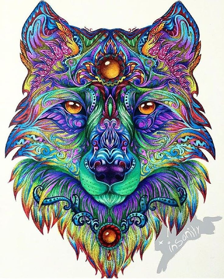 Coloriage De Mandala De Loup / Coloriage Mandala De Loup 8 | Uages concernant Coloriage Mandala Loup