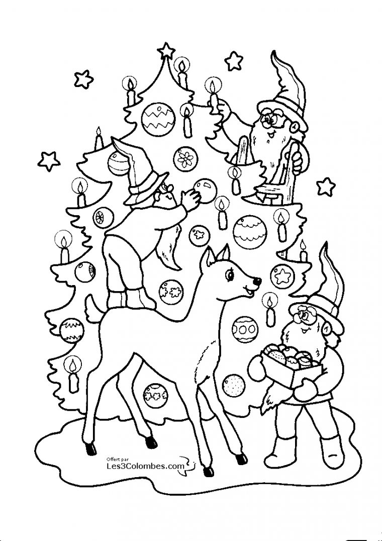 Coloriage De Noel 107 – Coloriage En Ligne Gratuit Pour Enfant intérieur Coloriage En Ligne Noel