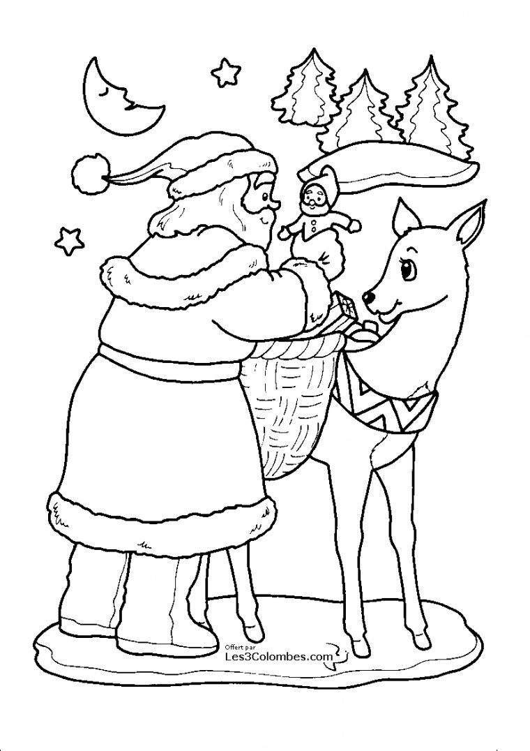 Coloriage De Noel 128 – Coloriage En Ligne Gratuit Pour Enfant encequiconcerne Noel Coloriage En Ligne