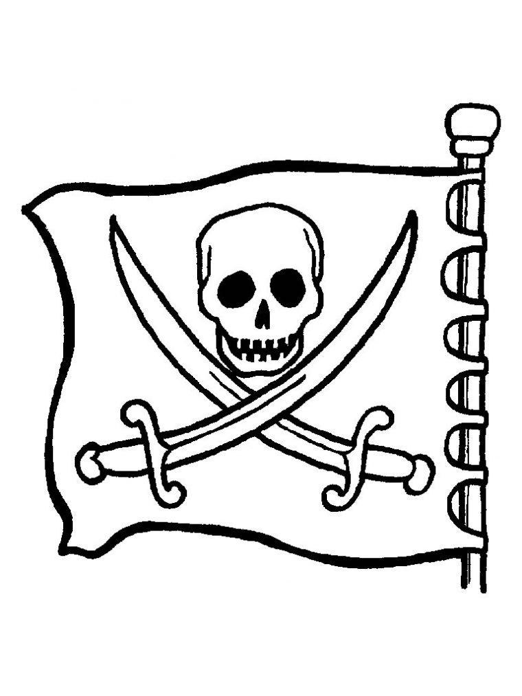 Coloriage De Pirate Élégant Collection Coloriage Pirate Drapeau [1 destiné Dessin A Colorier Facile Us