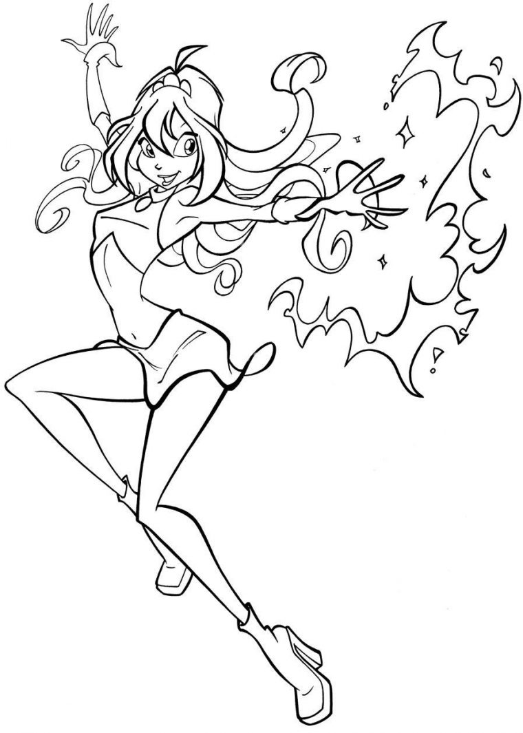 Coloriage De Winx À Imprimer – Coloriage De Winx – Coloriages Pour Enfants à Dessin A Colorier Et A Imprimer Winx