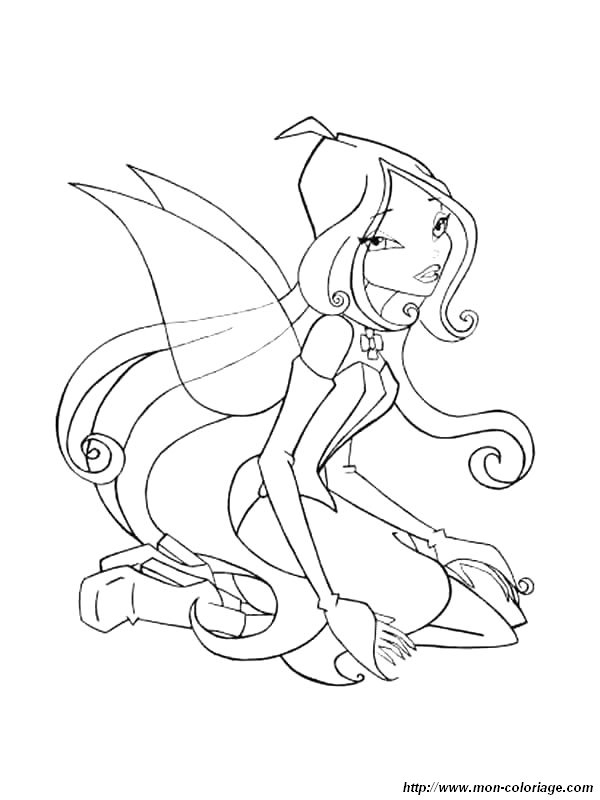 Coloriage De Winx Club, Dessin Winx A Colorier À Colorier dedans Dessin A Colorier Et A Imprimer Winx