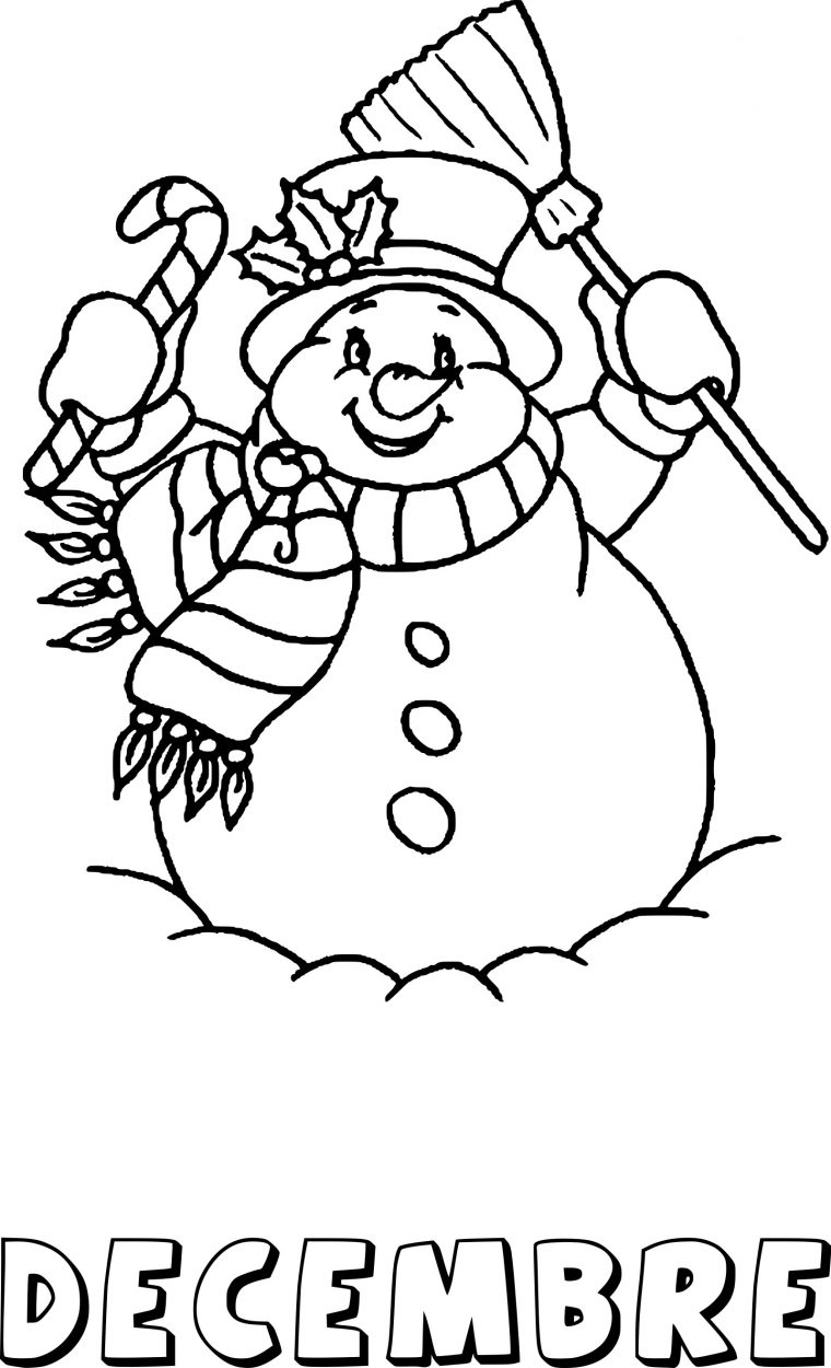 Coloriage Décembre Gratuit À Imprimer dedans Coloriage Dessin A Imprimer Gratuit